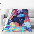 thumbnail image 1 of Un-der_Tale Sans Blanket Soft Warm Flannel Throw Blanket for Bed Sofa Couch Bedroom Living Room Dorm All Season 60"x50", 1 of 6