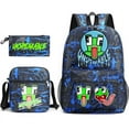 thumbnail image 1 of Un*speak&able Anime Backpack Set 3 Pieces with Shoulder Bag and Pencil Case for Women Men, Fashion Daypack, Classic High Backpack for Teens, Travel Laptop Backpacks, 1 of 11