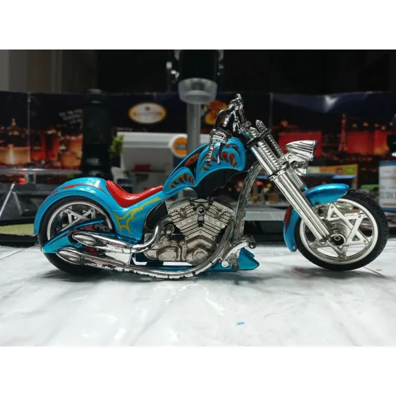 UnBranded Harley Davidson Motorcycle Springer Die Cast 5.3/4 Inches Long Stears