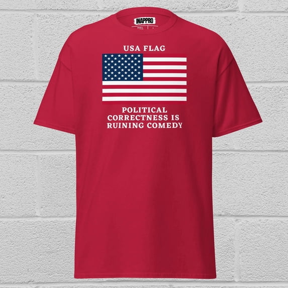 UnFunny Politically Correct USA Flag T-Shirt