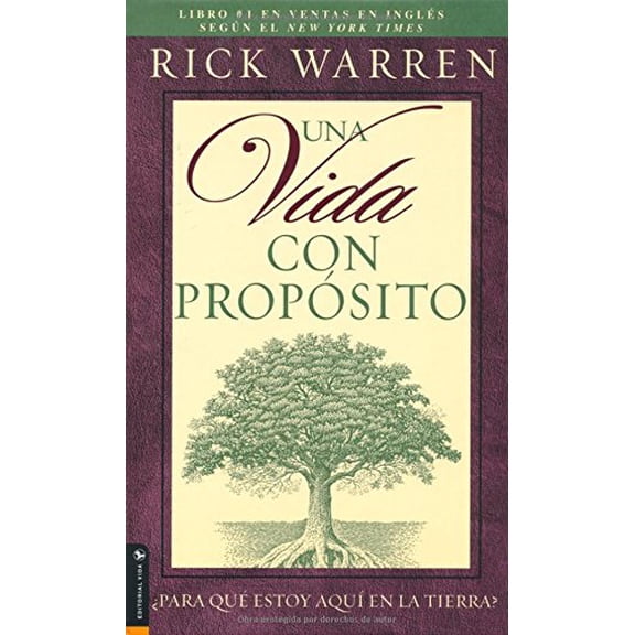 Una Vida Con Proposito: Para Que Estoy Aqui En La Tierra? by Rick Warren (Hardcover), Religion, Spanish
