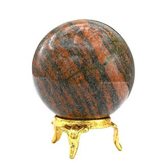 Unakite Crystal Ball Sphere 2" Inches