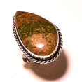 thumbnail image 1 of Unakite Gemstone Ring Handmade Unique Design Wedding Gift Jewelry 7.50", 1 of 1