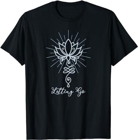 Unalome Symbol Lotus Flower Letting Go T-Shirt - Walmart.com