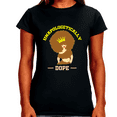 thumbnail image 1 of Unapologetically Dope Black Queen Afro Melanin Girl Art Women Tops, 1 of 5