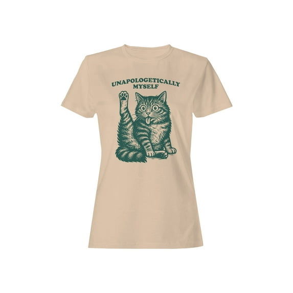 Unapologetically Myself Cat Art Women's T-shirt