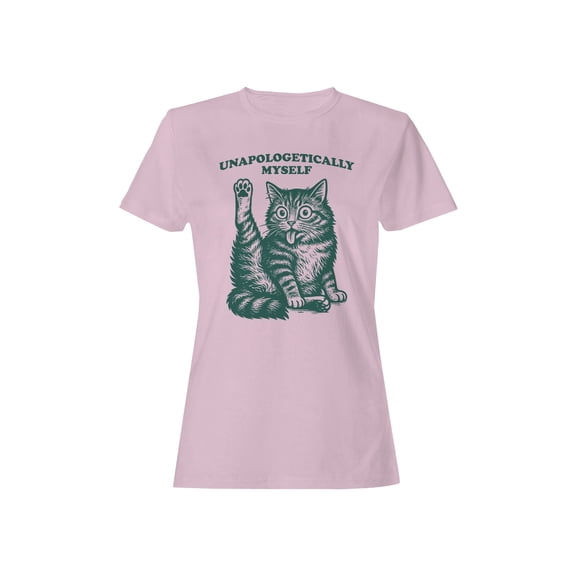 Unapologetically Myself Cat Art Women's T-shirt