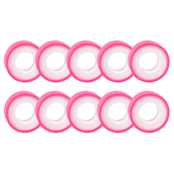 Unasco Pink High Density Thread Seal Tape: 1/4 in. x 260 in. (Pink) [10-pack]
