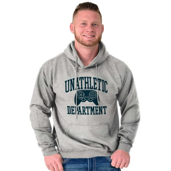 Unathletic Department Video Game Nerd Hoodie Sweatshirt Women Men Brisco Brands S