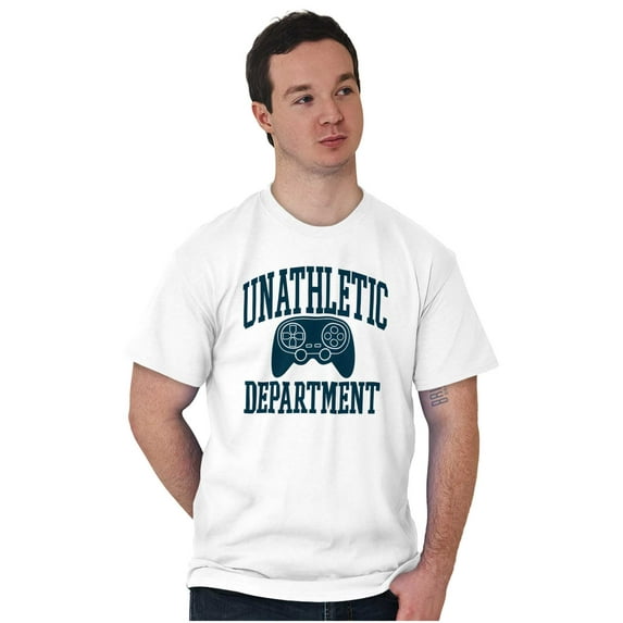 Unathletic Department Video Game Nerd Men's Graphic T Shirt Tees Brisco Brands S