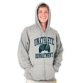 thumbnail image 1 of Unathletic Department Video Game Nerd Unisex Fleece Graphic Zip Up Hoodie Brisco Brands 4X, 1 of 5