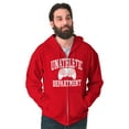 thumbnail image 1 of Unathletic Department Video Game Nerd Unisex Plus Size Zip Hoodie Brisco Brands 5X, 1 of 6