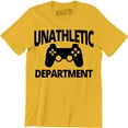 thumbnail image 1 of Unathletic Department Video Games Nerdy Gaming Controller Retro Mens T-Shirt, 1 of 4