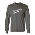 thumbnail image 1 of Unathletic Sarcastic Novelty Gift Idea Adult Humor Funny Men's Long Sleeve Shirts, 1 of 3