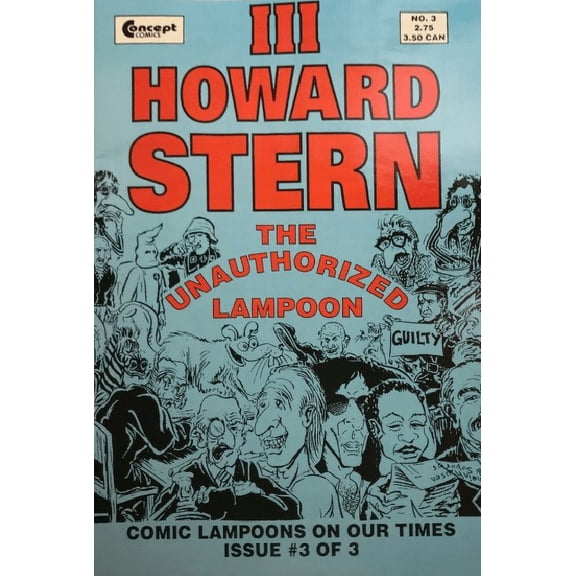 Unauthorized Lampoon of Howard Stern, The #3 VF ; Concept Comic Book