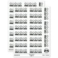 thumbnail image 1 of Unbe-leaf-able Unbelievable Work Teacher Student School Sticker Set - White - Gloss Finish - 2.00" Large, 1 of 7