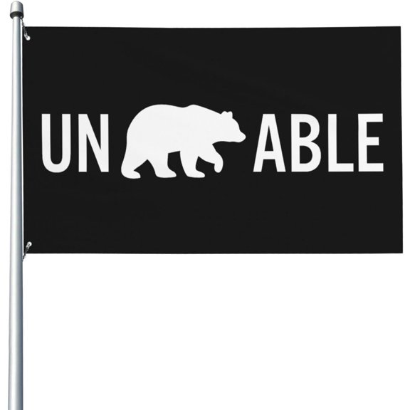 Unbearable Flag Funny Flags 3x5 Ft