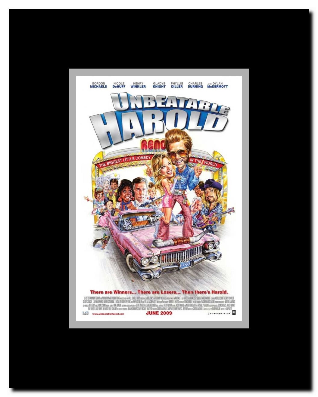 Unbeatable Harold Framed Movie Poster