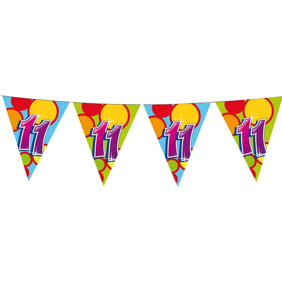 Unbekannt 405545 Vlaggenlijn 11 Jaar, 10 m, Multi-Coloured