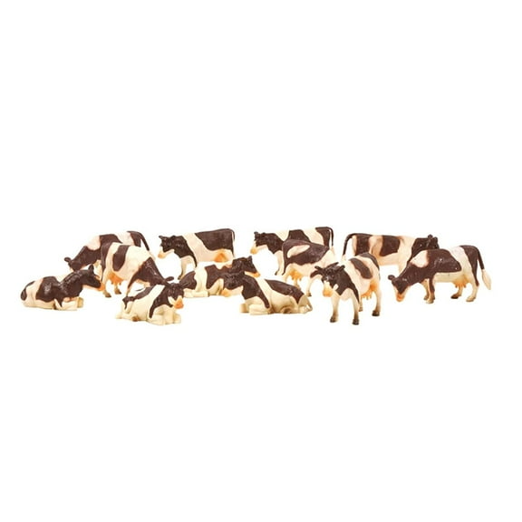 Unbekannt Kids Globe 571968 Cows Multi-Coloured Flat Standing Pack of 12