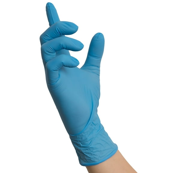 Unbekannt NITRAS Blue Wave 832-M Disposable Nitrile Gloves Size M Pack of 100