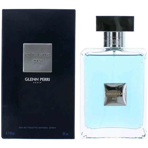 Unbelievable by Glenn Perri, 3 oz EDT Spray for Men
