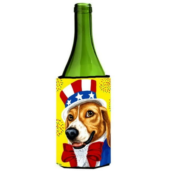 Unble Sams USA Beagle Wine Bottle Can cooler Hugger