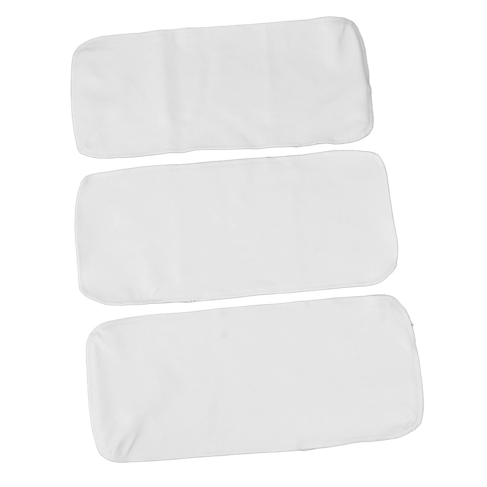 Unbleached Castor Oil Pack, 3pcs Organic Cotton Castor Oil Pads For