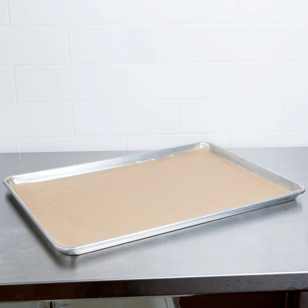 Unbleached Natural Brown Parchment Paper Baking Sheets Pan Liner 12X16 50 Pack