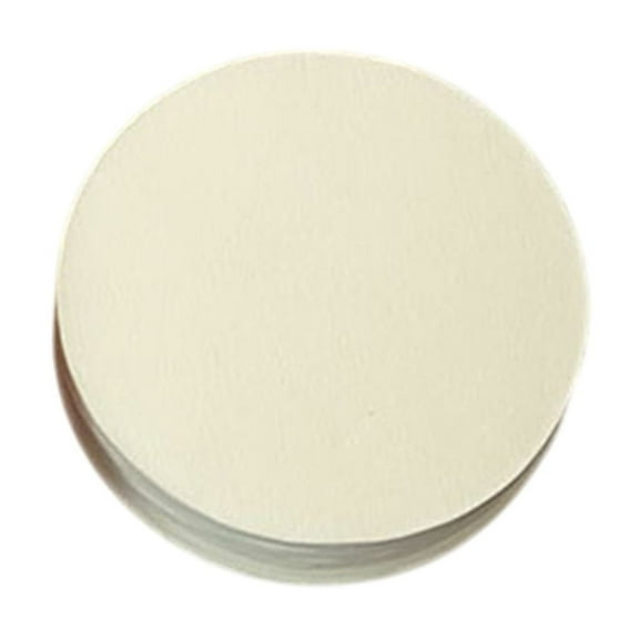 Unbleached Natural Coffee Filter Paper 100 Sheets | Large Capacity 2.36x2.67in Round Powder Bowl Strainer | Chemical-Free Biodegradable Brewing Paper for French Press/Drip (0.22lb)