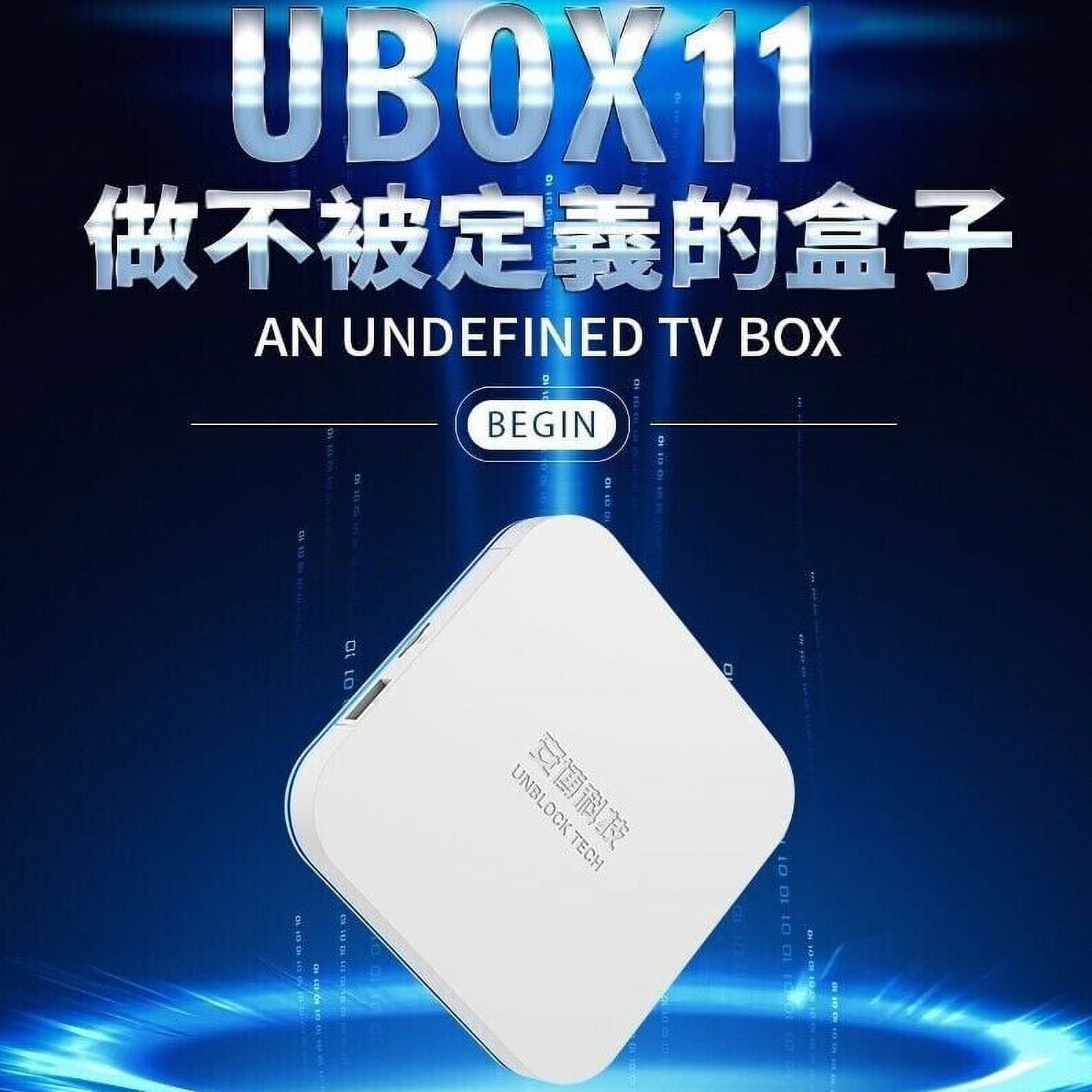 Unblock Tech UBOX 11 4GB/64GB Latest Generation TV Box US Authorized Agent  最新款安博盒子11代娱乐电视机顶盒 - Walmart.com