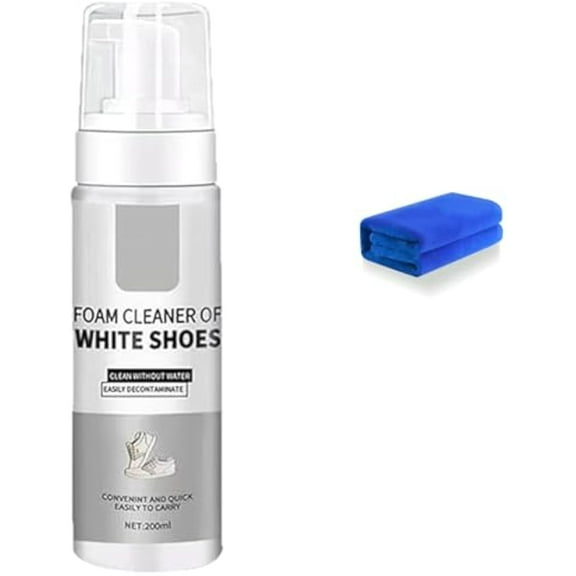 Unbloo Foam Shoe Cleaner, 200ml, Water-Free Foam Shoe Cleaner with Towel, Sneaker Cleaning Kit for Various Fabrics