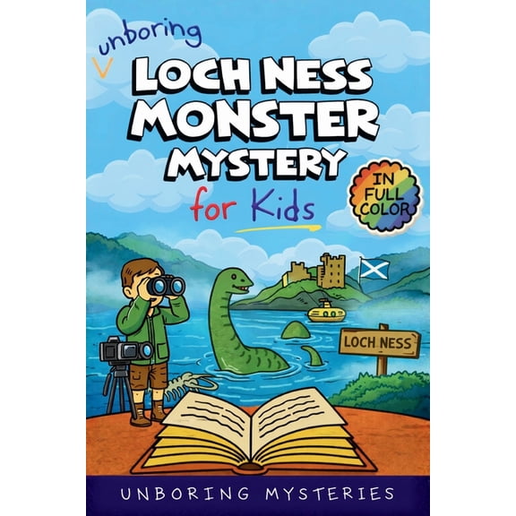 Weird & Strange Mysteries for Kids with Unboring Loch Ness Monster Mystery for Kids: Funny, Fascinating Guide to the Strangest True Loch Ness Monster Mysteries,, Book 1, (Paperback)