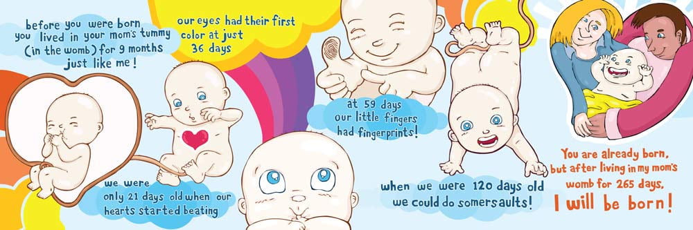 Unborn Baby Pro-Life Bookmark (Pack of 100)