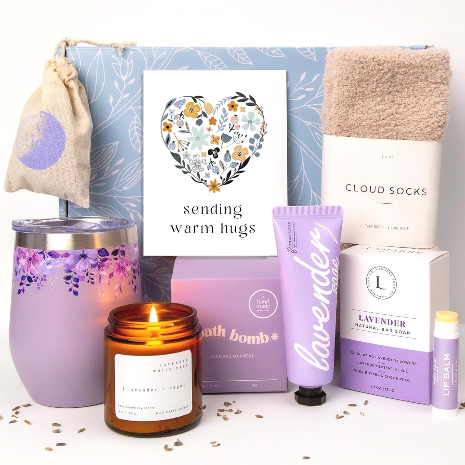 White Tea and Warm Ginger Winter Spa Gift Basket main image 0