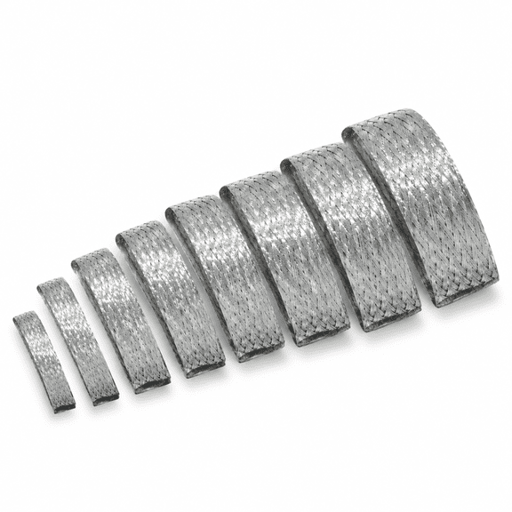 Unbranded 1/4" W 16ft Tinned Copper Braided Cable Shielding Sleeve