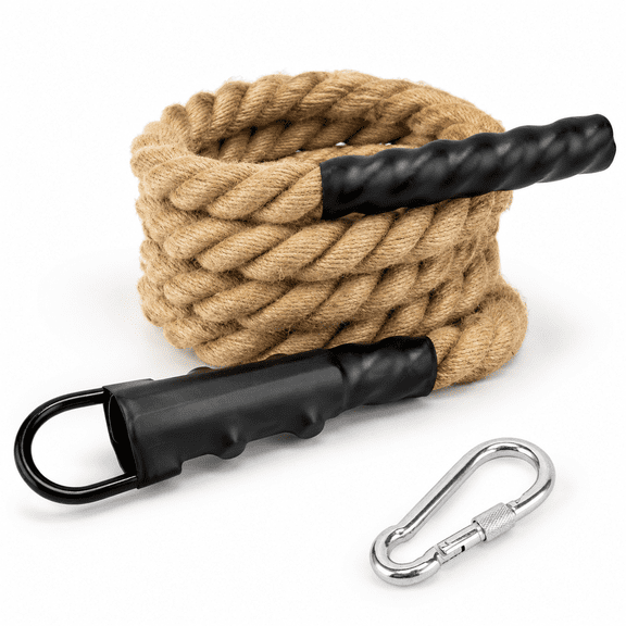 Unbranded 1.5" x 10ft Gym Climbing Rope for Indoor and Outdoor Use