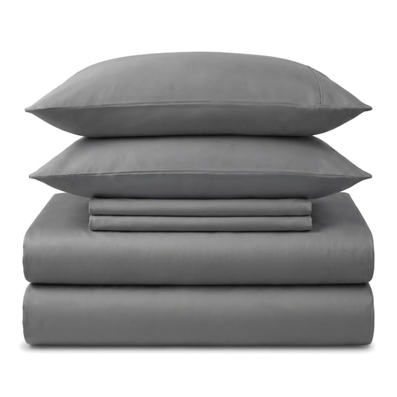 Unbranded 100% Rayon Bamboo Sheets King Size - 4pc Cooling Sheets King Size Breathable Cooling Bed Sheets for Hot Sleepers, Bamboo Viscose King Size Sheets Set , Soft 16" Deep Pocket King Sheets