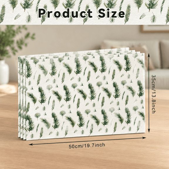 Unbranded 100 Sheet Watercolor Forest Greenery Gift Wrap Tissue Paper, 14x20 Inch