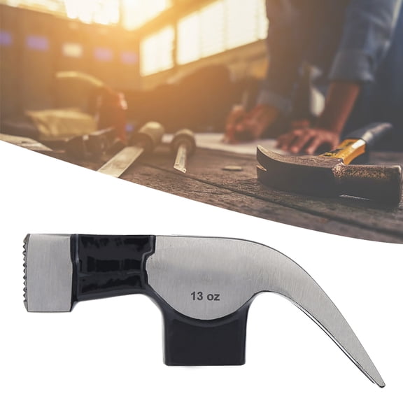 Unbranded 13oz Bend Angle Double Fork Carpenter Claw Hammer Head - Durable High-Carbon Steel Woodworking Tool Replacement Head