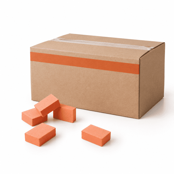 Unbranded 1500 Count 80/100 Grit Disposable Buffing Blocks for Manicure Pedicure