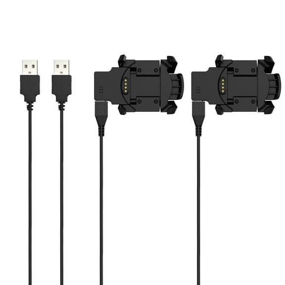 Unbranded 2-Pack Charger for Fenix 3/Fenix 3 HR/Quatix 3/ Tactix Bravo/ D2 Bravo, Replacement Charging Cable Cord for Garmin Fenix 3 Heart Rate Smart Watch (2Pack, 3.3ft/1m)