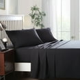thumbnail image 1 of Unbranded 4 Piece Brushed Microfiber Bed sheet Set Wrinkle, Fade, Stain Resistant Dark Grey Full, 1 of 5