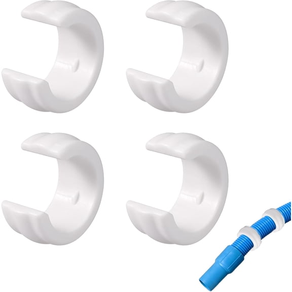 Unbranded 4pcs PVX280PK2 Pool Hose Weights Replacement, Pool Cleaner Hose White Weight for 2/4 Wheel Pool Cleaner Hoses Pool Vacuum Hose Weights #896584000-280 Parts Accessories for Zodiac Baracuda