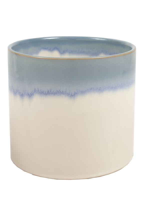 6"Pot Size Reykjavik Blue Reactive Glaze Ceramic Planter