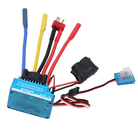 Unbranded 60A Brushless ESC for 1/10 RC Car/Boat Waterproof 2-3S Lipo BEC 5.8V/3A Electronic Speed Controller