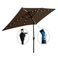 thumbnail image 1 of Unbranded Ainfox 10-foot patio umbrella outdoor umbrella (without base) Chocolate, 1 of 5