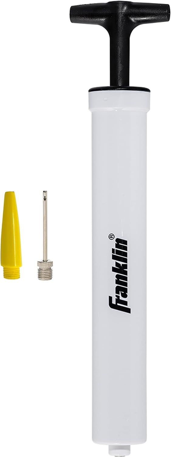 Unbranded Ball Pump - Air Inflation Pump for Sports Balls - Soccer Ball, Basketball + Football Pump with Needle - 11.5"