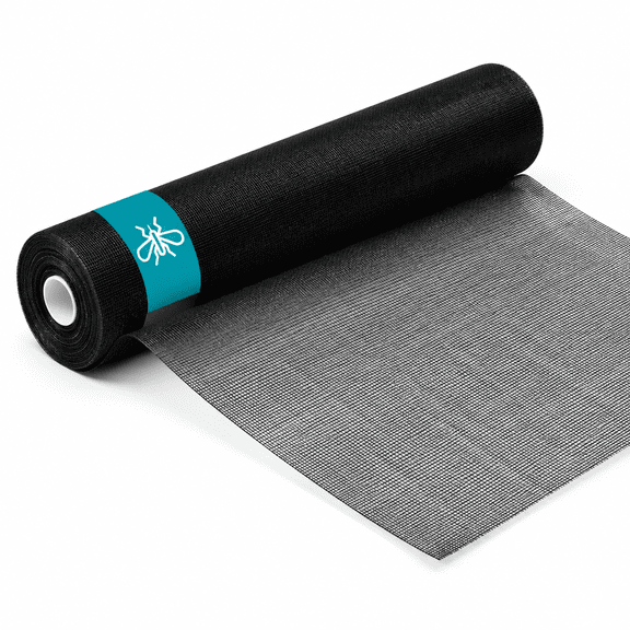 Unbranded Black Fiberglass Window Screen Roll, 36 Inch x 100 Feet