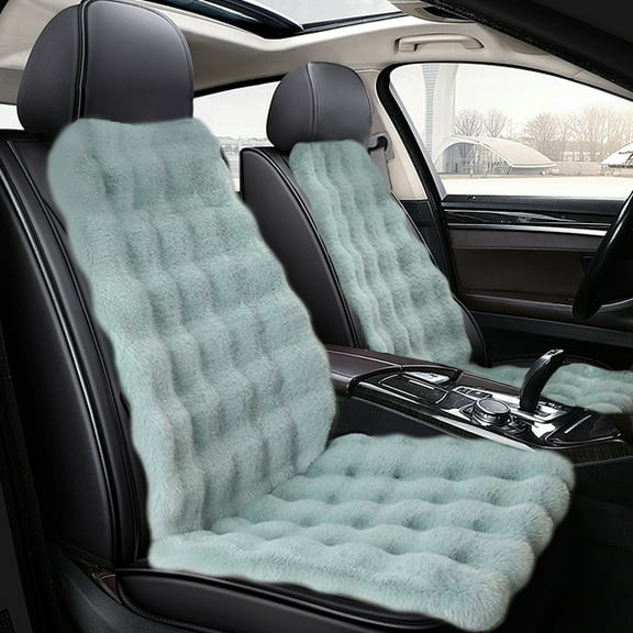 Unbranded Bubble Imitation Rabbit Plush Driver Seat Green